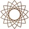 Ekena Millwork Eleanor Wood Fretwork Pierced Ceiling Medallion, Walnut, 26"OD x 10"ID x 1/4"T CMWP26X26X0250EAWA - alternate 2